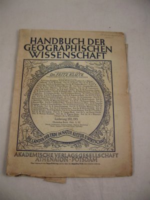 Handbuch der Geographischen Wissenschaft