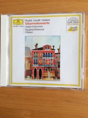 gebrauchter Tonträger – Gitarrenkonzerte Vivaldi Carulli Giuliani, Siegfried Behrendt