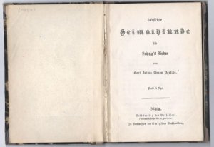 antiquarisches Buch – Portius, Carl Julius Simon – Illustrirte Heimathkunde für Leipzig&#039s Kinder.