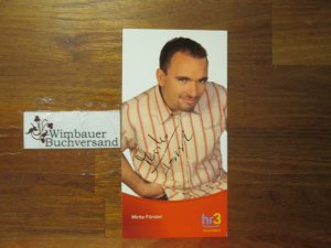 gebrauchtes Buch – Mirko Förster – Original Autogramm Mirko Förster HR3 /// Autogramm Autograph signiert signed signee