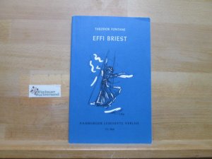 gebrauchtes Buch – Theodor Fontane – Effi Briest : Roman. Hamburger Lesehefte ; 171