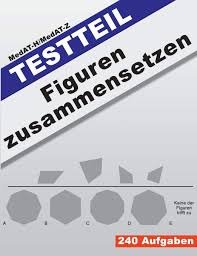 gebrauchtes Buch – Matthias Schmidt – MedAT-H  / MedAT-Z Figuren  Testteilzusammensetzen - Figuren zusammensetzen   mit 240 Aufgaben