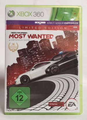 neues Spiel – Need for Speed: Most Wanted - Limited Edition 2012 Electronic Arts USK 12 - NEU