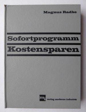 antiquarisches Buch – Sofortprogramm Kostensparen