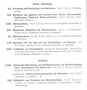 antiquarisches Buch – Polak / Franzius / Lincke / Sonne /- klicken Sie bitte rechts auf :"mehr Info >>" – Die Baumaschinen. Handbuch der Ingenieurwissenschaften