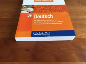 gebrauchtes Buch – Schänzlin, G.; Schardt, F.; Zimmer, T – Abitur clever vorbereitet, Deutsch, Schülerhilfe