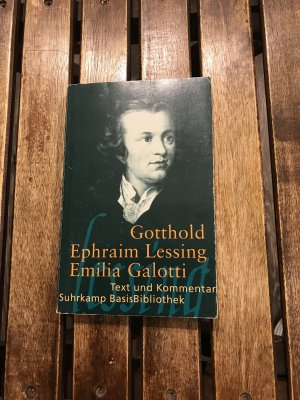 gebrauchtes Buch – Lessing, Gotthold Ephraim – Emilia Galotti - Ein Trauerspiel in fünf Aufzügen