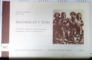 Magnificat V. Toni * für Sopran Alt Singstimme oder Instrumente