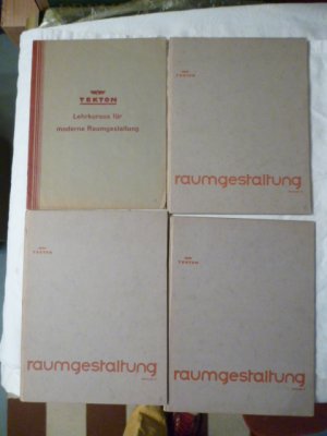 raumgestaltung. lehrbuch 1,3,4 und 6 Tekton, Fernkurse für moderne Raumgestaltung