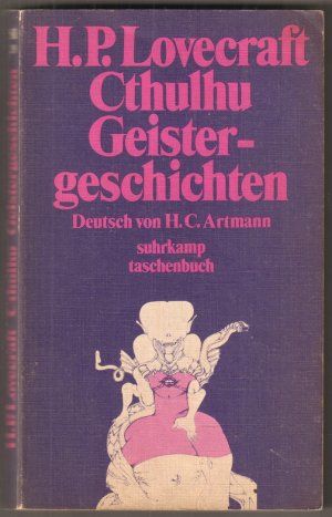Cthulhu: Geistergeschichten. Deutsch von H. C. Artmann. Vorwort von Giorgio Manganelli. [Übersetzung des Vorwortes von Gerald Bisinger.] (ISBN 9783825897130)