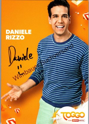 gebrauchtes Buch – Daniele Rizzo – Original Autogramm Daniele Rizzo Toggo Super RTL /// Autogramm Autograph signiert signed signee