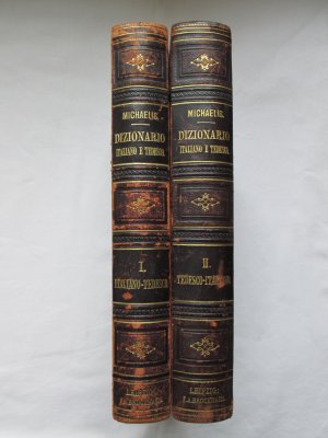 F. A. Brockhaus: Vollständiges Wörterbuch der italienischen und deutschen Sprache (1.) Erster Theil: Italienisch=Deutsch + 2.) Zweiter Theil: Deutsch= […]