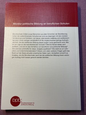 gebrauchtes Buch – Anja Besand – Monitor politische Bildung in beruflichen Schulen - Probleme und Perspektiven<br>