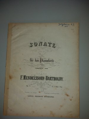 Sonate für das Pianoforte Op.6