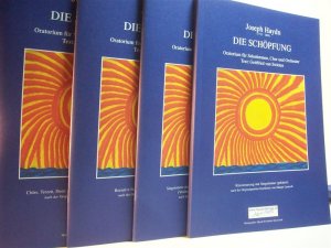 Die Schöpfung. Oratorium für Singstimmen, Chor und Orchester. 4 Teile in Flügelmappe.