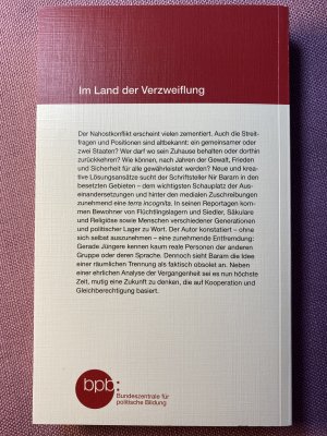 gebrauchtes Buch – Nir Baram – Im Land der Verzweiflung - Ein Israeli reist in die besetzten Gebiete