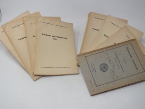 Baltische Studien - Konvolut aus neu eingebundenen und kartonierten Ausgaben + unverkäufliche Sonderdrucke aus Baltische Studien + Gesetzsammlung für die König. Preußischen Staaten 1905 + Pommersche Jahrbücher 17. Band