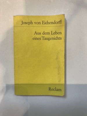 antiquarisches Buch – Joseph von Eichendorff – Aus dem Leben eines Taugenichts