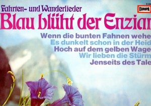 gebrauchter Tonträger – Various – Blau blüht der Enzian, Fahrten- und Wanderlieder