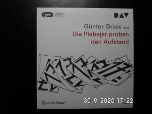 gebrauchtes Hörbuch – Günter Grass – Die Plebejer proben den Aufstand, 1 MP3-CD