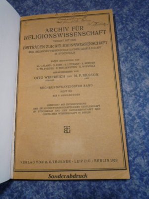 Die kultischen Gottheiten der Eskimos Archiv für Religionswissenschaft vereint mit den Beiträgen zur Religionswissenschaft der Religionswissenschaftlichen […]