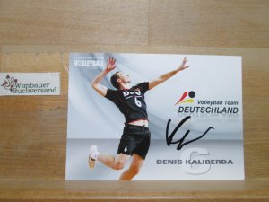 gebrauchtes Buch – Denis Kaliberda – Original Autogramm Denis Kaliberda Volleyball Team Deutschland /// Autogramm Autograph signiert signed signee