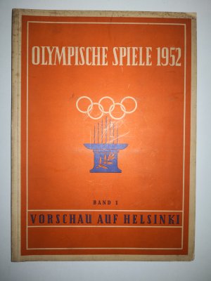 antiquarisches Buch – Margarine-Fabrik Schmitz & Loh AG – Olympische Spiele 1952 Band 1 Vorschau auf Helsinki Sammelbilderalbum