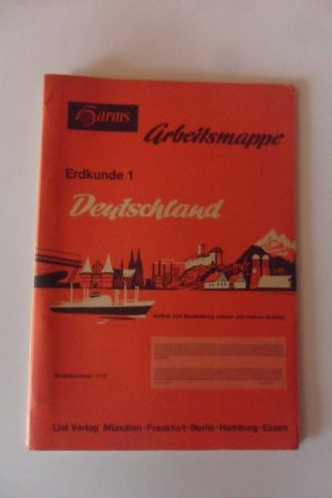 Arbeitsmappe Erdkunde 1 Deutschland