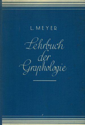 antiquarisches Buch – L Meyer – Lehrbuch der Graphologie