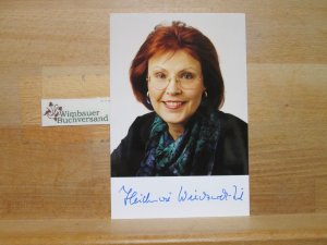 Original Autogramm Heidemarie Wieczorek-Zeul Bundesministerin /// Autogramm Autograph signiert signed signee