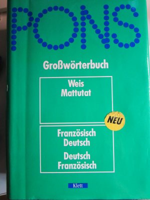 PONS Grosswörterbuch Französisch