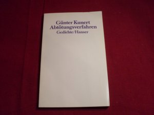 gebrauchtes Buch – Kunert Günter – ABTÖTUNGSVERFAHREN. Gedichte.