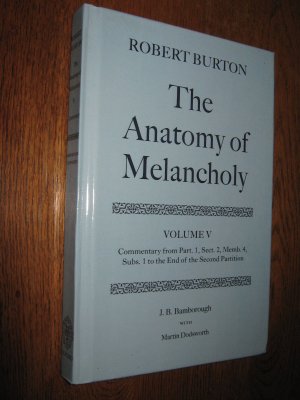 The Anatomy of Melancholy Volume 5