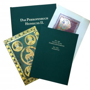 Dokumentationsmappe «Das Perikopenbuch Heinrichs II.»; Dokumentationsmappe «Das Lorscher Evangeliar»; Dokumentationsmappe «Les Très Belles Heures de Notre […]