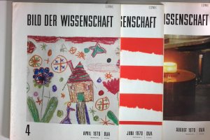 Bild der Wissenschaft Jahrgang 1970 - 8 Ausgaben und Inhaltsverzeichnis