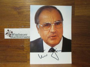 Autogramm Helmut Kohl Bundeskanzler /// Autogramm Autograph signiert signed signee