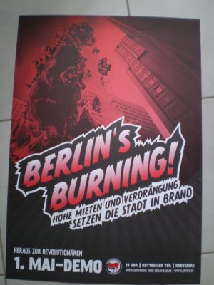 Antifaschistische Aktion: Berlin`s Burning! Hohe Mieten und Verdrängung setzen die Stadt in Brand. Heraus zur revolutionären 1. Mai-Demo, Berlin, 2010 […]