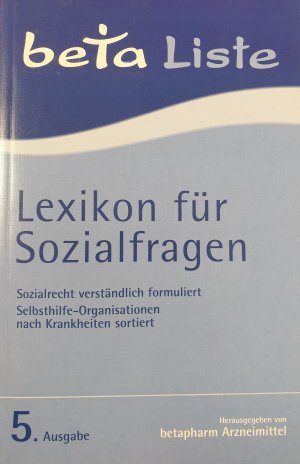 gebrauchtes Buch – betapharm  – Lexikon für Sozialfragen