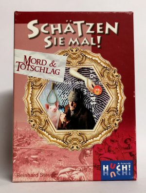 Schätzen Sie mal! - Mord und Todschlag 2008 Huch & Friends 76416 - ab 10 Jahren - für 2 bis 8 Spieler - Spieldauer ca 30 Minuten