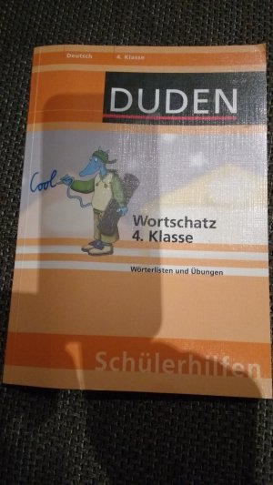 gebrauchtes Buch – Duden Wortschatz 4. Klasse