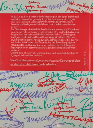 gebrauchtes Buch – Heinz Dirks – Die Handfschrift. Schlüssel zur Prosönlichkeit, Deuten und beurteilen