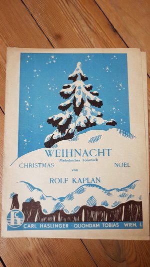 gebrauchtes Buch – Rolf Kaplan – Weihnacht.  Melodisches Tonstück