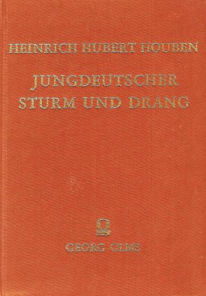 Jungdeutscher Sturm und Drang; Ergebnisse und Studien