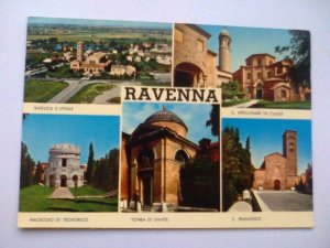 gebrauchtes Buch – Ravenna - Tomba di Dante Basilica S. Vitale Mausoleum etc. Mehrbildkarte - Emilia-Romagna Italien (ungelaufen) Ansichtskarte