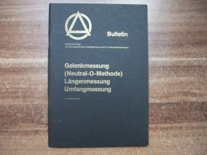 Gelenkmessung (Neutral-0-Methode), Längenmessung, Umfangmessung