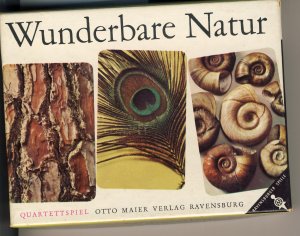 Wunderbare Natur. Quartettspiel. Ravensburger Spiel Nr 16.056, drei-sprachig