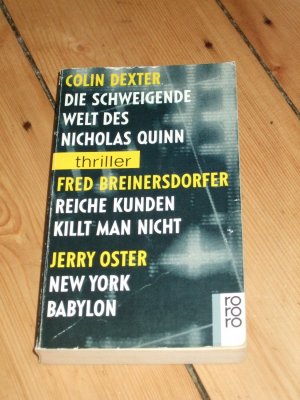 Die schweigende Welt des Nicholas Quinn /Reiche Kunden killt man nicht /New York Babylon