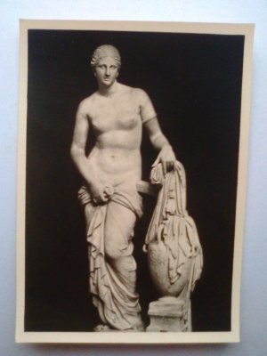 Rom - Vatikanisches Museum - Venus des Praxiteles (Kopie) - Skulptur - Echte Photokarte - Die Meister Nr. 70 - Italien (ungelaufen) Postkarte / Ansichtskarte