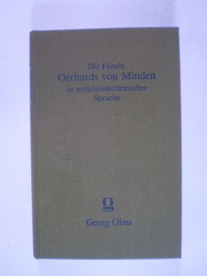 Die Fabeln Gehards von Minden in Mittelniederdeutscher Sprache