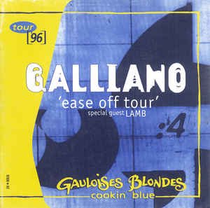 gebrauchter Tonträger – Galliano--RARITÄT Promo-CD Mini Single – Ease Off Tour'96--Travels the Road